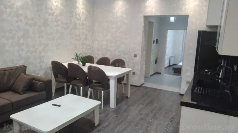 Kirayə verilir 2 otaqlı Mənzil Yeni tikili 46 m² Səbail r. - şəkil 3