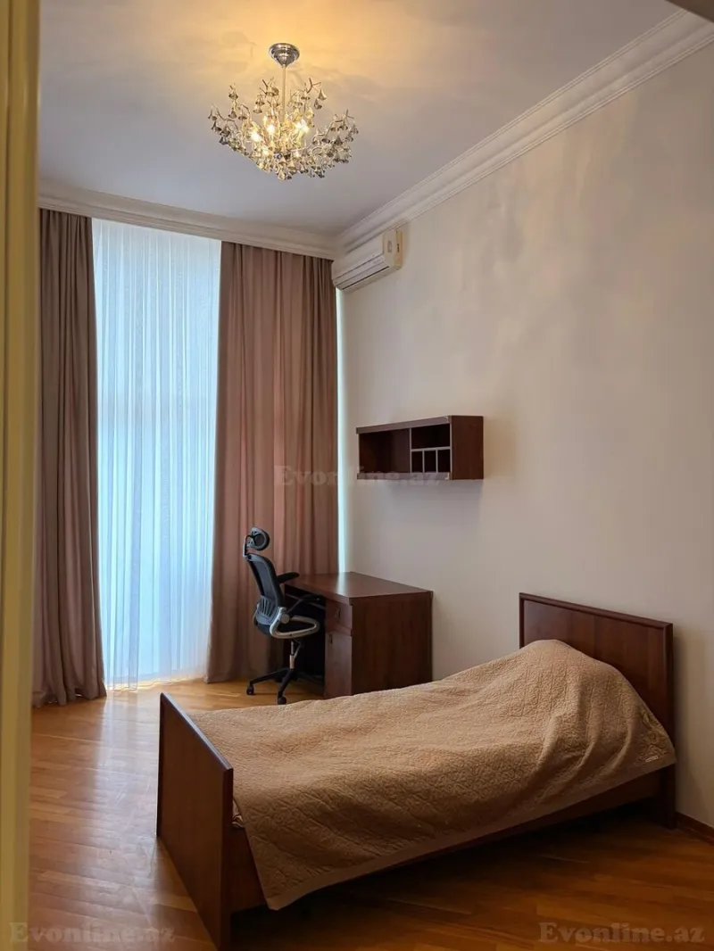 Kirayə verilir 4 otaqlı Mənzil Yeni tikili 220 m² Yasamal - şəkil 6