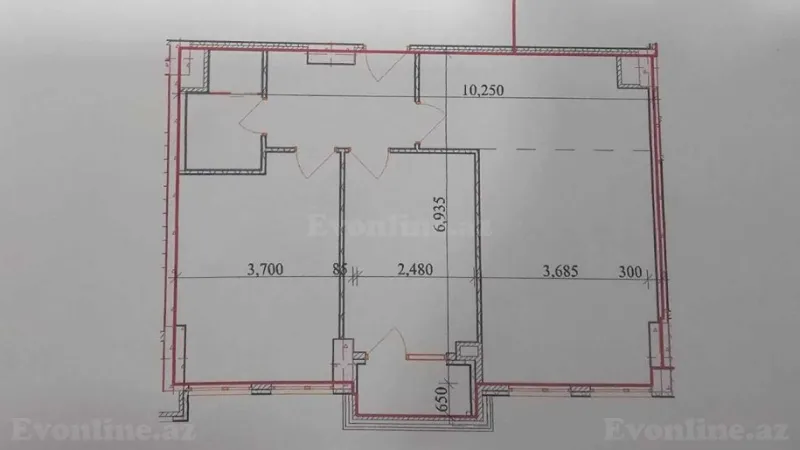 Satılır 3 otaqlı Mənzil Yeni tikili 73 m² Yeni Yasamal - şəkil 3