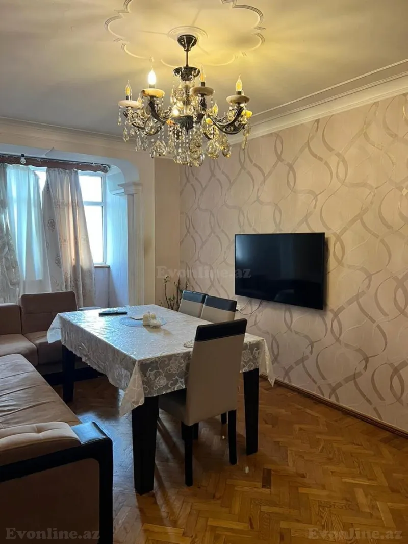 Kirayə verilir 3 otaqlı Mənzil Köhnə tikili 75 m² Nəriman Nərimanov m. - şəkil 2