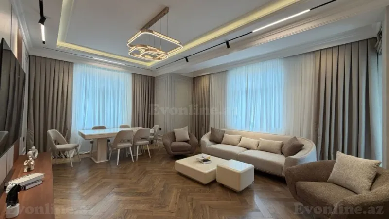 Satılır 4 otaqlı Mənzil Yeni tikili 166 m² Elmlər Akademiyası m. - şəkil 2