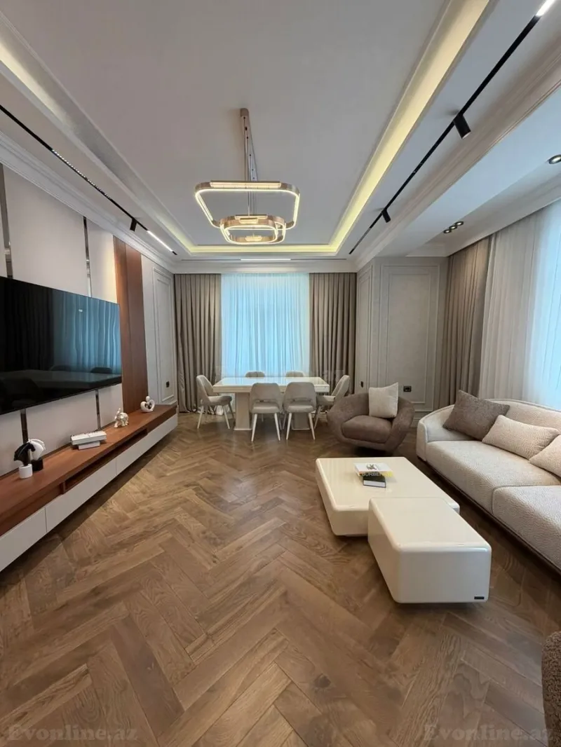 Satılır 4 otaqlı Mənzil Yeni tikili 166 m² Elmlər Akademiyası m. - şəkil 3