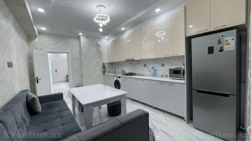 Kirayə verilir 2 otaqlı Mənzil Yeni tikili 118 m² Nəsimi r. - şəkil 3