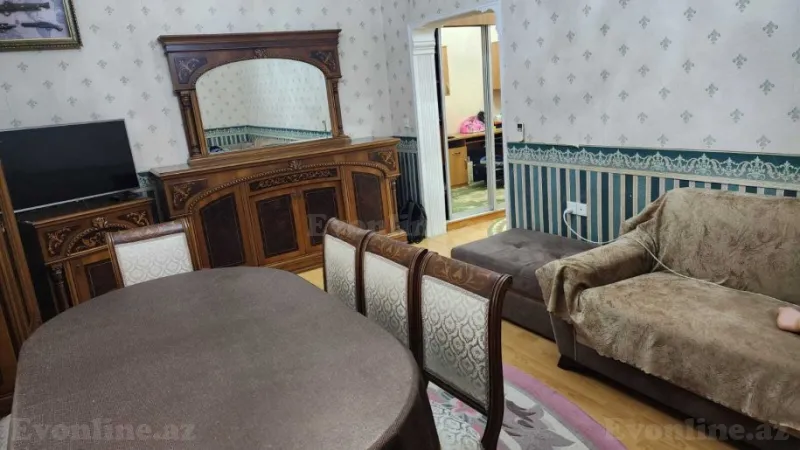 Kirayə verilir 2 otaqlı Mənzil Yeni tikili 80 m² Nəsimi r. - şəkil 8