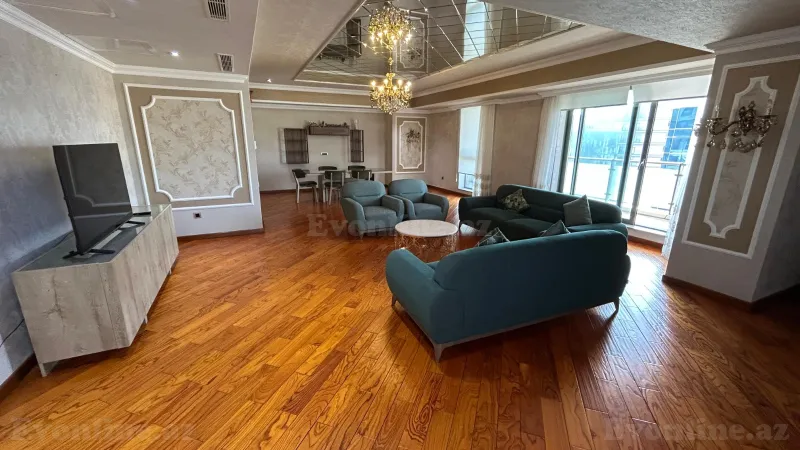 Kirayə verilir 5 otaqlı Mənzil Yeni tikili 300 m² Səbail r. - şəkil 9