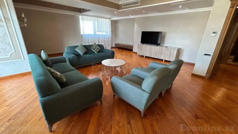 Kirayə verilir 5 otaqlı Mənzil Yeni tikili 320 m² Nəsimi r. - şəkil 7