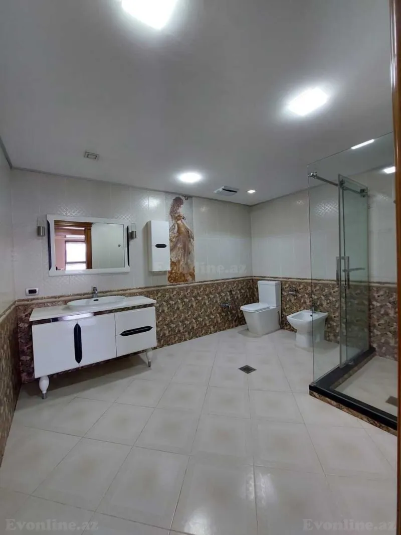 Kirayə verilir 5 otaqlı Mənzil Yeni tikili 320 m² Nəsimi r. - şəkil 11