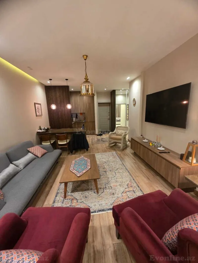 Kirayə verilir 2 otaqlı Mənzil Yeni tikili 70 m² Xətai m. - şəkil 2