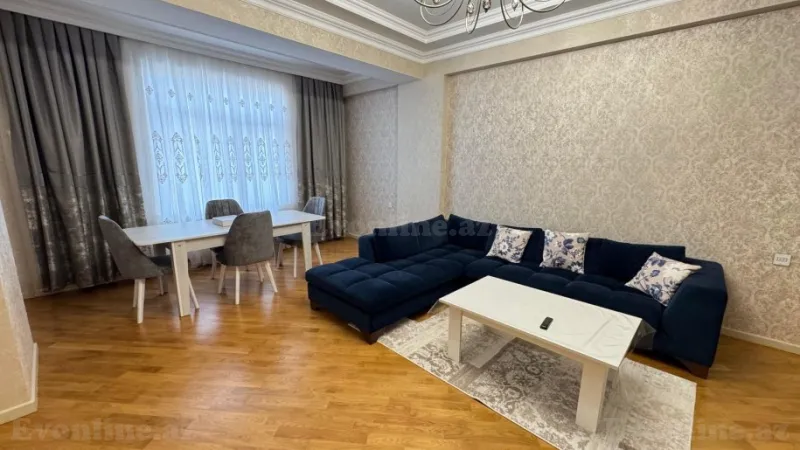 Kirayə verilir 2 otaqlı Mənzil Yeni tikili 100 m² Nəsimi r. - şəkil 5