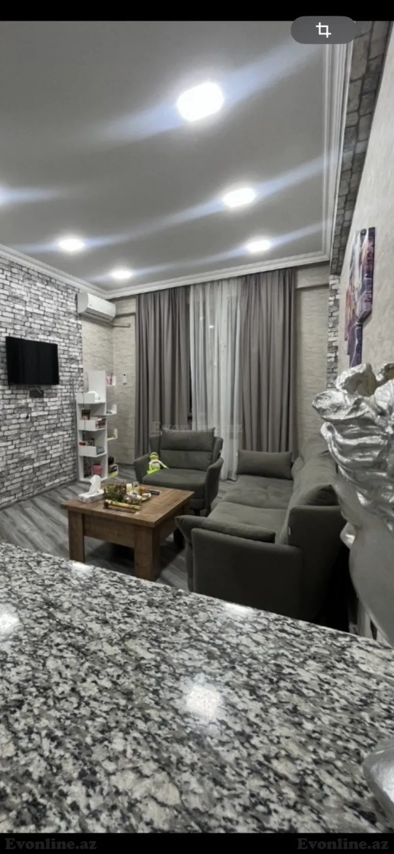 Kirayə verilir 2 otaqlı Mənzil Yeni tikili 70 m² Həzi Aslanov - şəkil 2