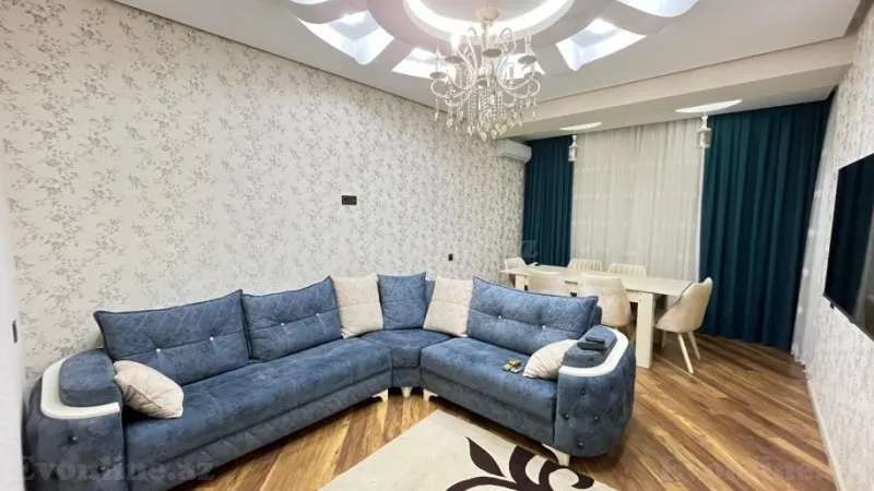 Kirayə verilir 3 otaqlı Mənzil Yeni tikili 88 m² 8-ci mikrorayon