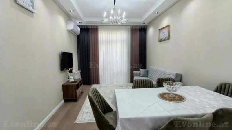 Kirayə verilir 3 otaqlı Mənzil Yeni tikili 80 m² Yeni Yasamal