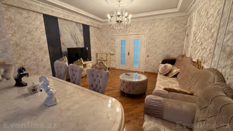 3 otaqlı Mənzil 110 m² 8-ci mikrorayon Kirayə verilir