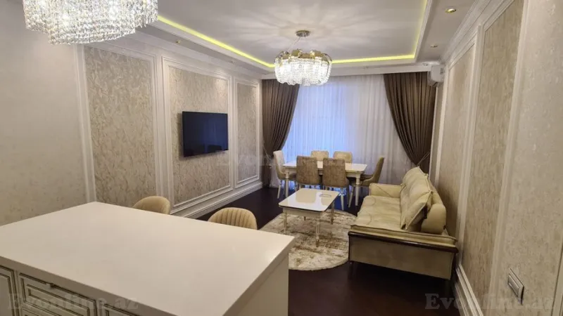 Kirayə verilir 3 otaqlı Mənzil Yeni tikili 106 m² 8 Noyabr m. - şəkil 2