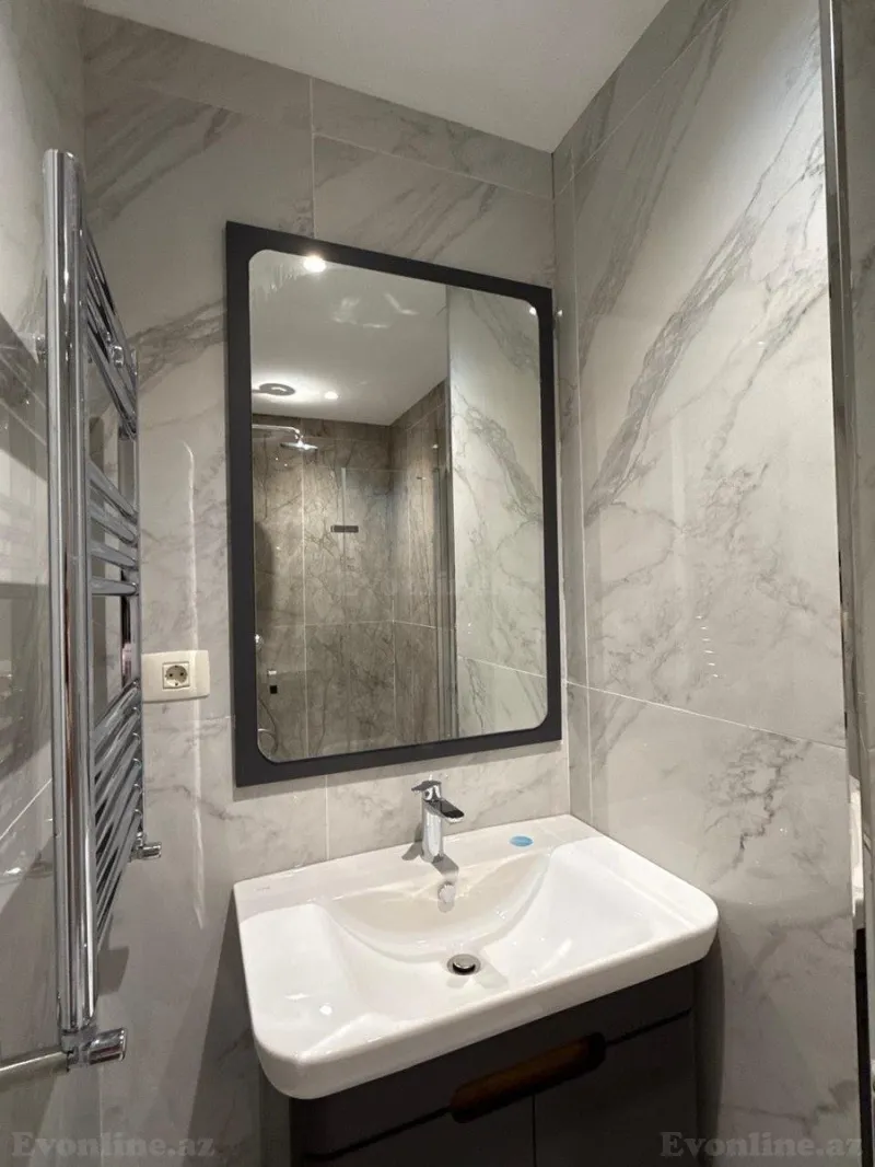 Kirayə verilir 2 otaqlı Mənzil Yeni tikili 50 m² Yeni Yasamal - şəkil 10