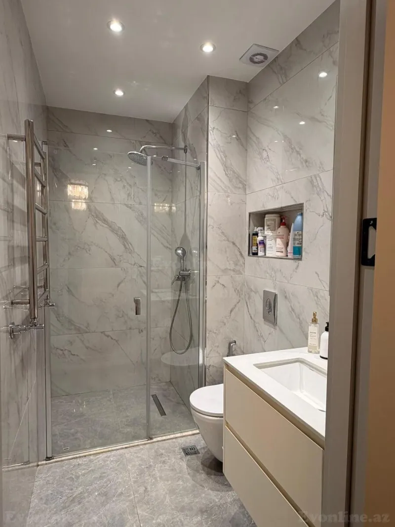 Satılır 3 otaqlı Mənzil Yeni tikili 85 m² Bakmil m. - şəkil 14