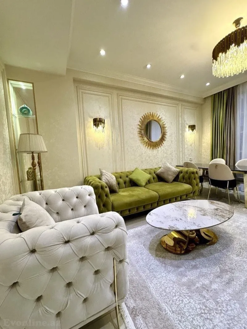 Kirayə verilir 3 otaqlı Mənzil Yeni tikili 110 m² Nəsimi r. - şəkil 2