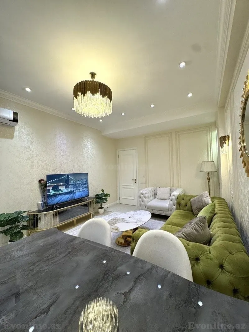 Kirayə verilir 3 otaqlı Mənzil Yeni tikili 110 m² Nəsimi r. - şəkil 3