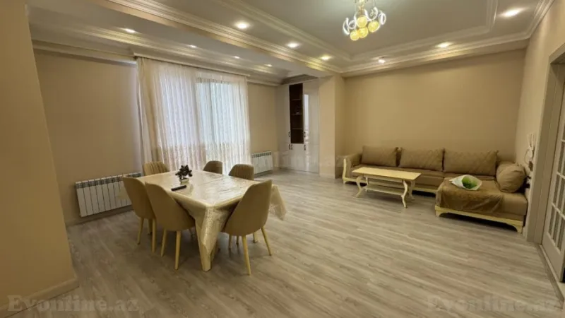 3 otaqlı Mənzil 130 m² Qara Qarayev m. Kirayə verilir