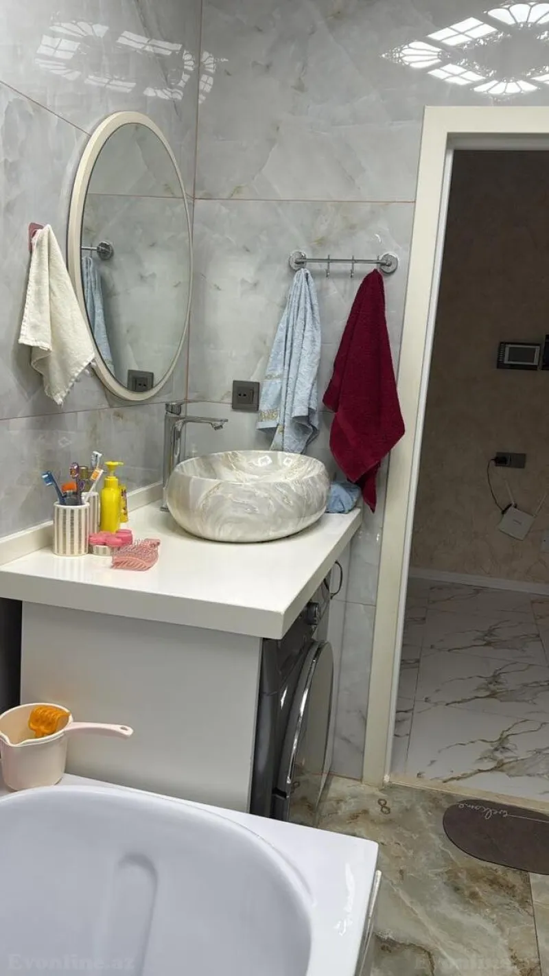 Satılır 3 otaqlı Mənzil Yeni tikili 90 m² Memar Əcəmi m. - şəkil 12