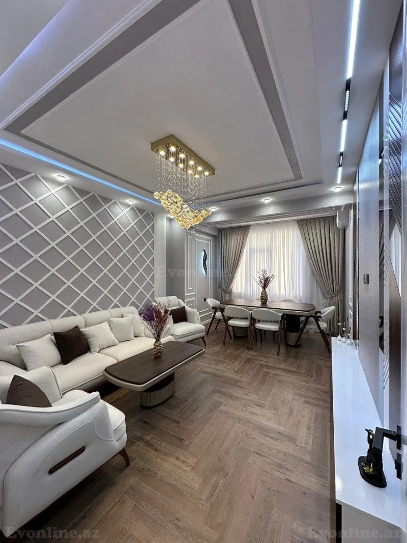 Satılır 3 otaqlı Mənzil Yeni tikili 105 m² Həzi Aslanov m. - şəkil 4