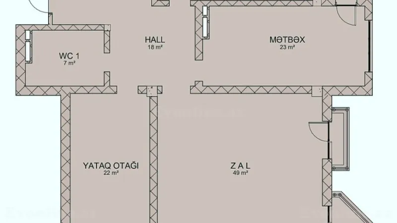Satılır 3 otaqlı Mənzil Yeni tikili 168 m² 28 May m. - şəkil 10