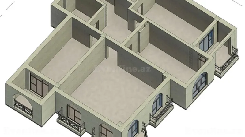 Satılır 3 otaqlı Mənzil Yeni tikili 168 m² 28 May m. - şəkil 13