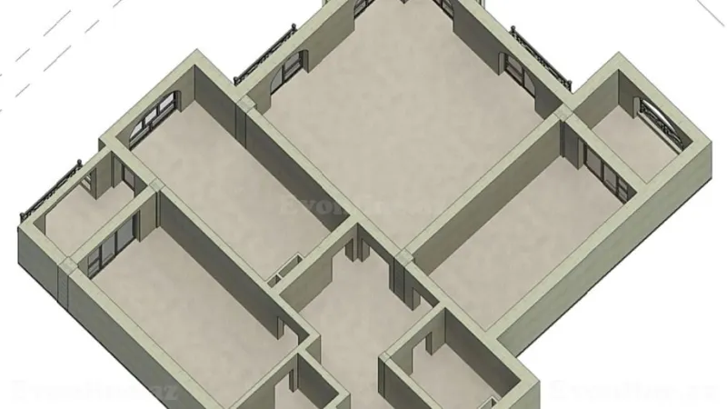 Satılır 3 otaqlı Mənzil Yeni tikili 168 m² 28 May m. - şəkil 15