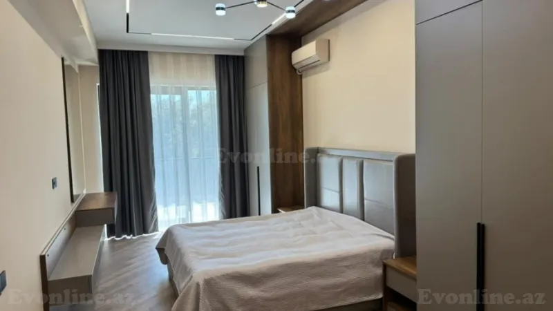 Kirayə verilir 2 otaqlı Mənzil Yeni tikili 110 m² Xəzər r. - şəkil 3