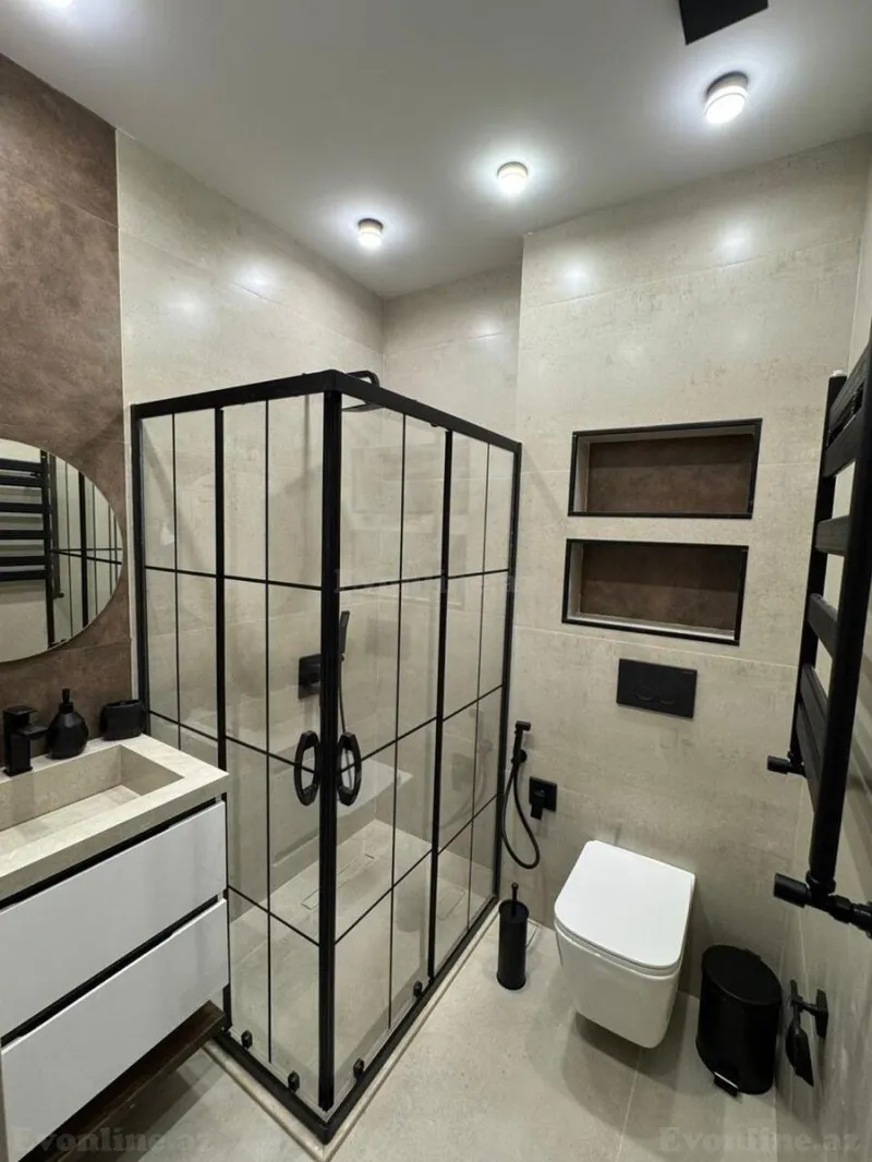 Kirayə verilir 2 otaqlı Mənzil Yeni tikili 110 m² Xəzər r. - şəkil 8