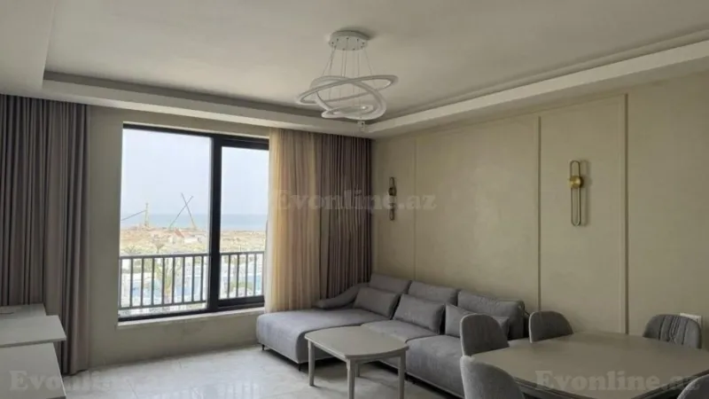 Kirayə verilir 3 otaqlı Mənzil Yeni tikili 150 m² Xəzər r. - şəkil 2