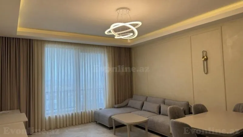 Kirayə verilir 3 otaqlı Mənzil Yeni tikili 150 m² Xəzər r. - şəkil 3