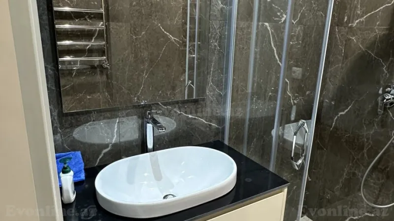 Kirayə verilir 3 otaqlı Mənzil Yeni tikili 85 m² Bakmil m. - şəkil 14