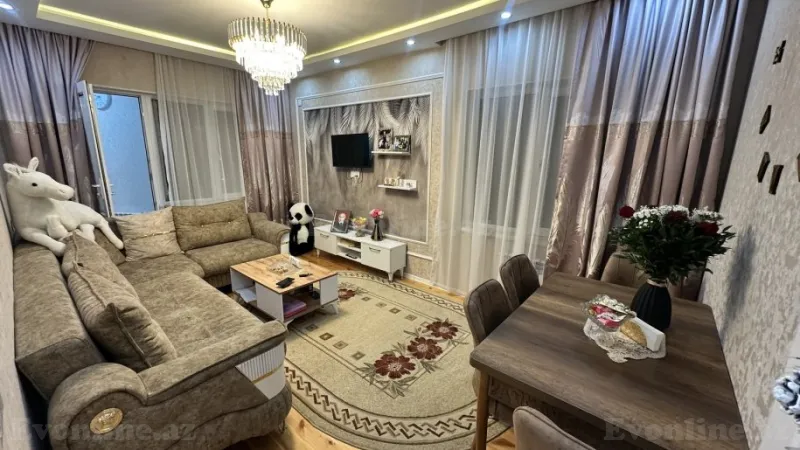 Satılır 2 otaqlı Mənzil Köhnə tikili 52 m² Köhnə Günəşli - şəkil 3