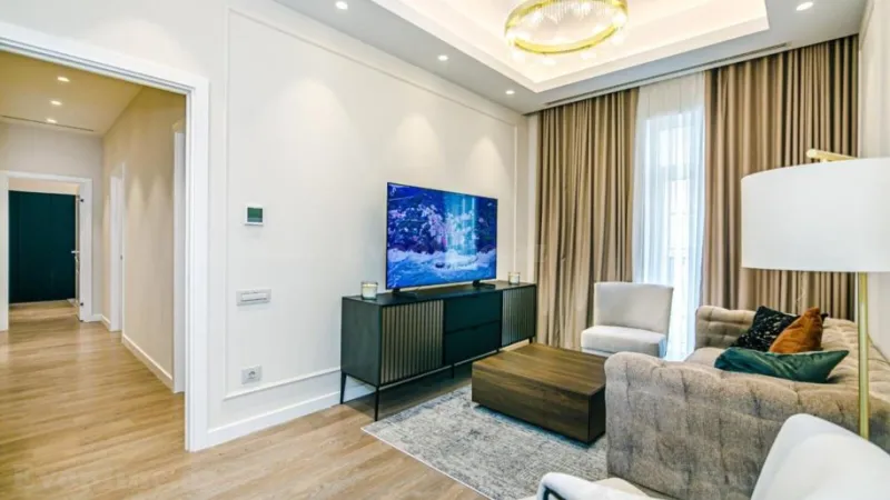 Kirayə verilir 3 otaqlı Mənzil Yeni tikili 160 m² Nəsimi r. - şəkil 6