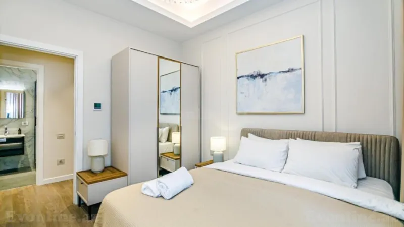 Kirayə verilir 3 otaqlı Mənzil Yeni tikili 160 m² Nəsimi r. - şəkil 14