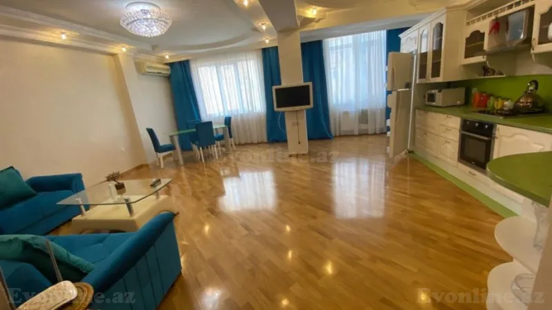 Kirayə verilir 2 otaqlı Mənzil Yeni tikili 80 m² 8 Noyabr m. - şəkil 3