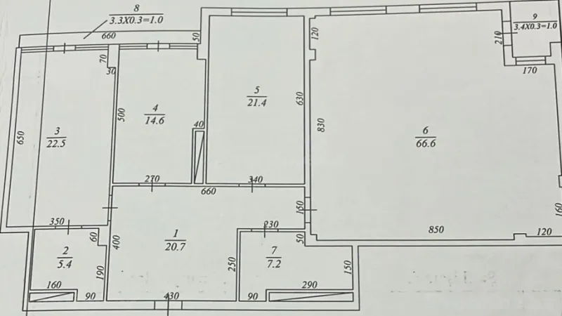 Satılır 3 otaqlı Mənzil Yeni tikili 189 m² Nizami m. - şəkil 6