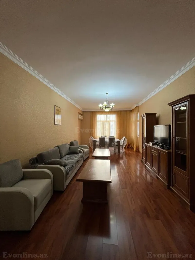 Kirayə verilir 3 otaqlı Mənzil Yeni tikili 140 m² Nizami m. - şəkil 2