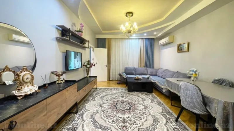 3 otaqlı Mənzil 130 m² Yeni Yasamal Kirayə verilir
