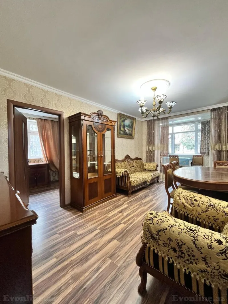 Kirayə verilir 3 otaqlı Mənzil Köhnə tikili 80 m² Elmlər Akademiyası m. - şəkil 2