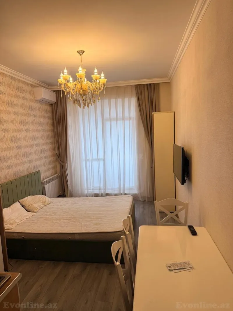 Kirayə verilir 1 otaqlı Mənzil Yeni tikili 35 m² Yasamal