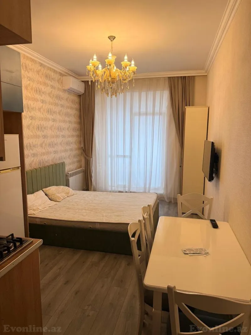 Kirayə verilir 1 otaqlı Mənzil Yeni tikili 35 m² Yasamal - şəkil 5