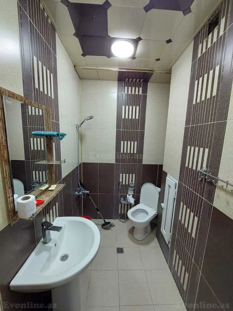 Kirayə verilir 4 otaqlı Mənzil Yeni tikili 200 m² 8-ci mikrorayon - şəkil 23