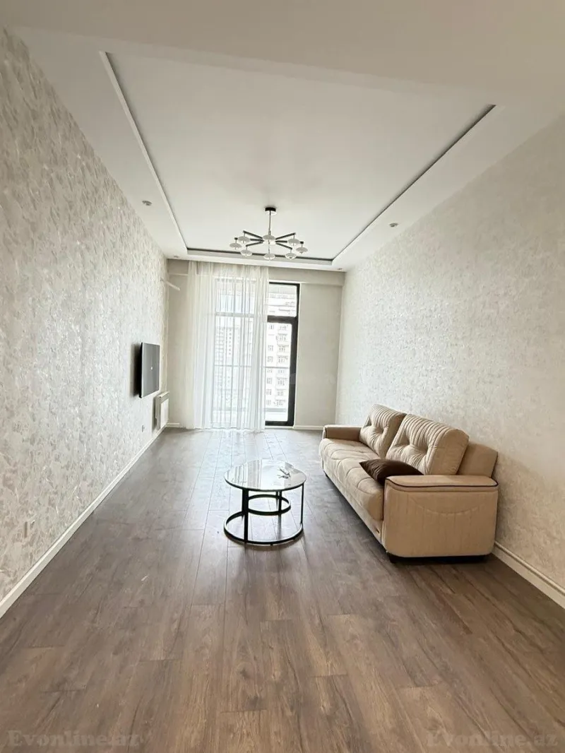 Kirayə verilir 2 otaqlı Mənzil Yeni tikili 90 m² Nəsimi r.