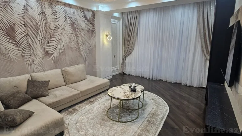 Kirayə verilir 2 otaqlı Mənzil Yeni tikili 80 m² Sabunçu r. - şəkil 2