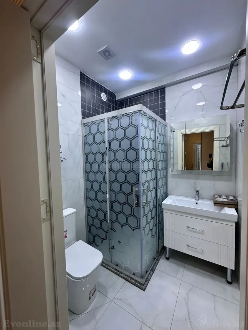 Kirayə verilir 3 otaqlı Mənzil Yeni tikili 80 m² Səbail r. - şəkil 10