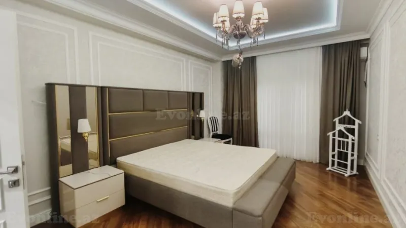 Kirayə verilir 4 otaqlı Mənzil Yeni tikili 200 m² Nəsimi r. - şəkil 2