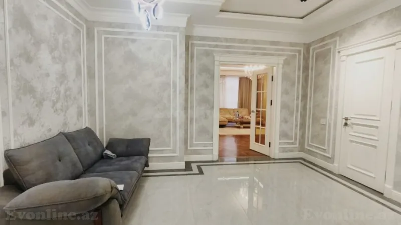 Kirayə verilir 4 otaqlı Mənzil Yeni tikili 200 m² Nəsimi r. - şəkil 8