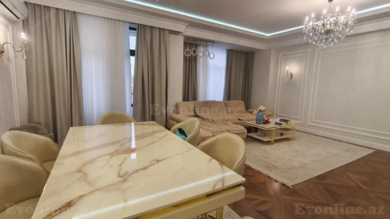 Kirayə verilir 4 otaqlı Mənzil Yeni tikili 200 m² Nəsimi r. - şəkil 9